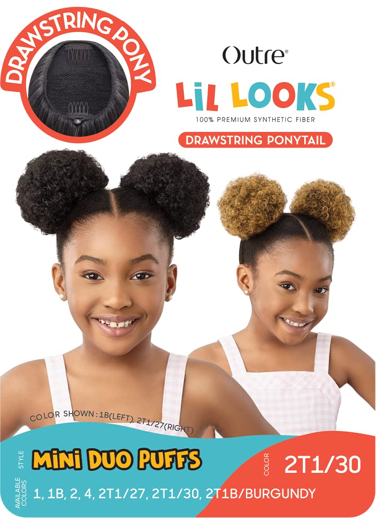 Outre Lil Looks Drawstring Ponytail - MINI DUO PUFFS (2T1/27) image 1