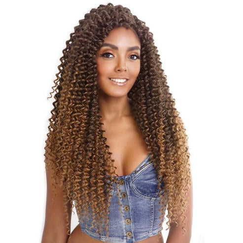 Afri Naptural Caribbean PINEAPPLE WAVE 18" Crochet Braid image 0