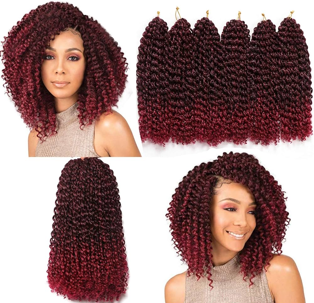 1B/Burgundy Crochet image 1