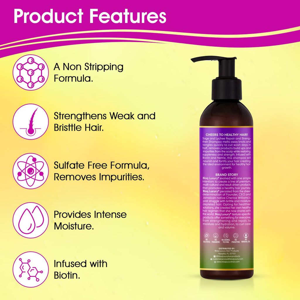 BLAQ SAGE/LYCHEE SHAMPOO image 2