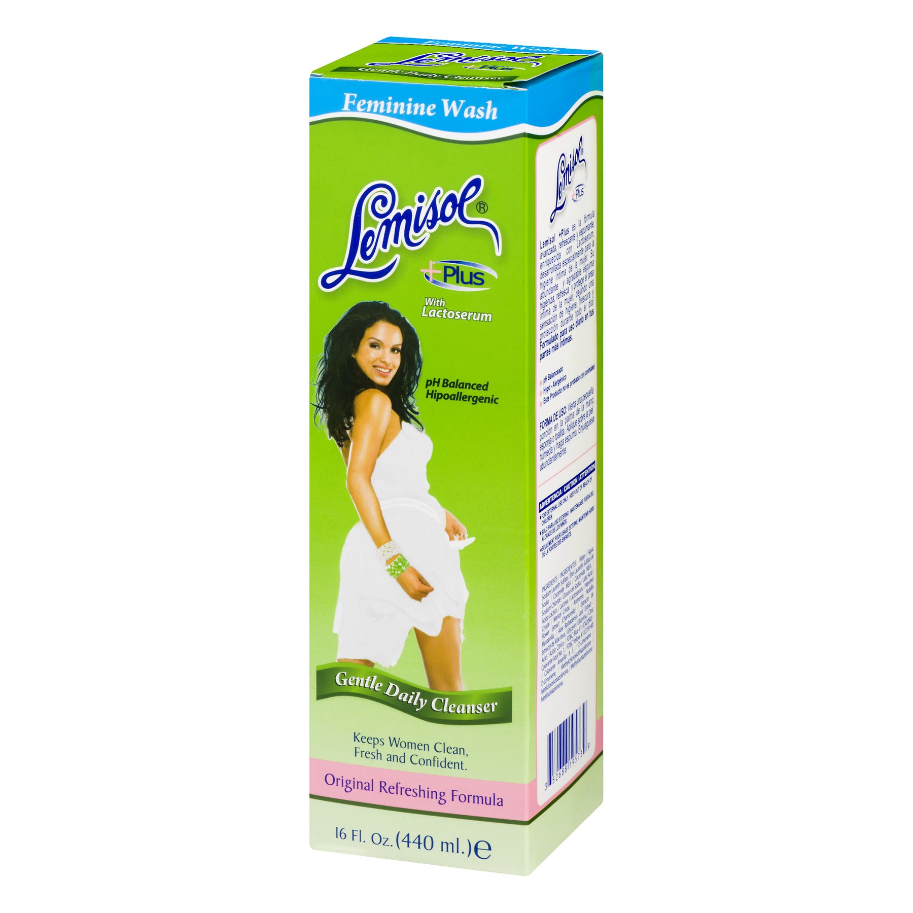 Lemisol Feminine Wash Plus Gentle Daily Cleanser, 16 fl oz image 2