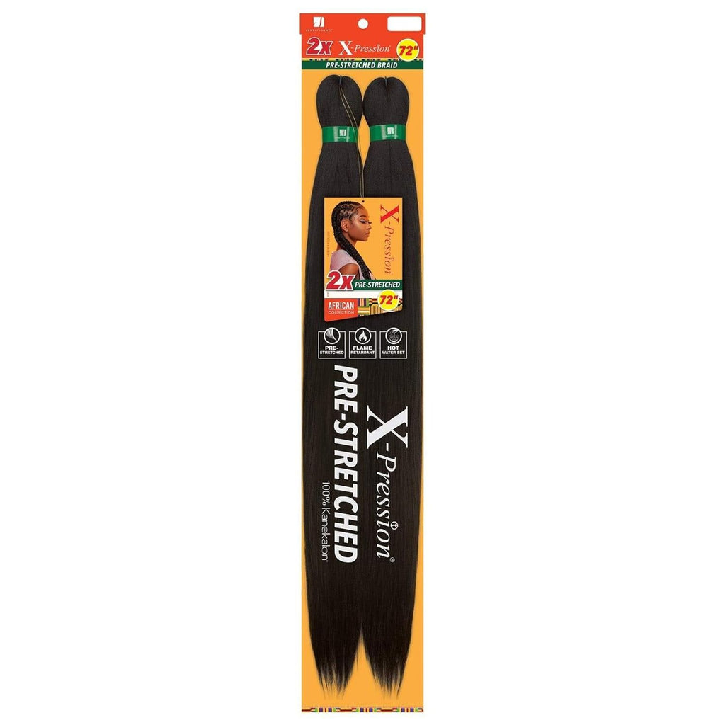 2X X-PRESSION PRE-STRETCHED BRAID 72″ image 0