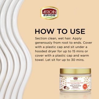 MOROCCAN CLAY & SHEA BUTTER MASQUE, 12OZ image 2