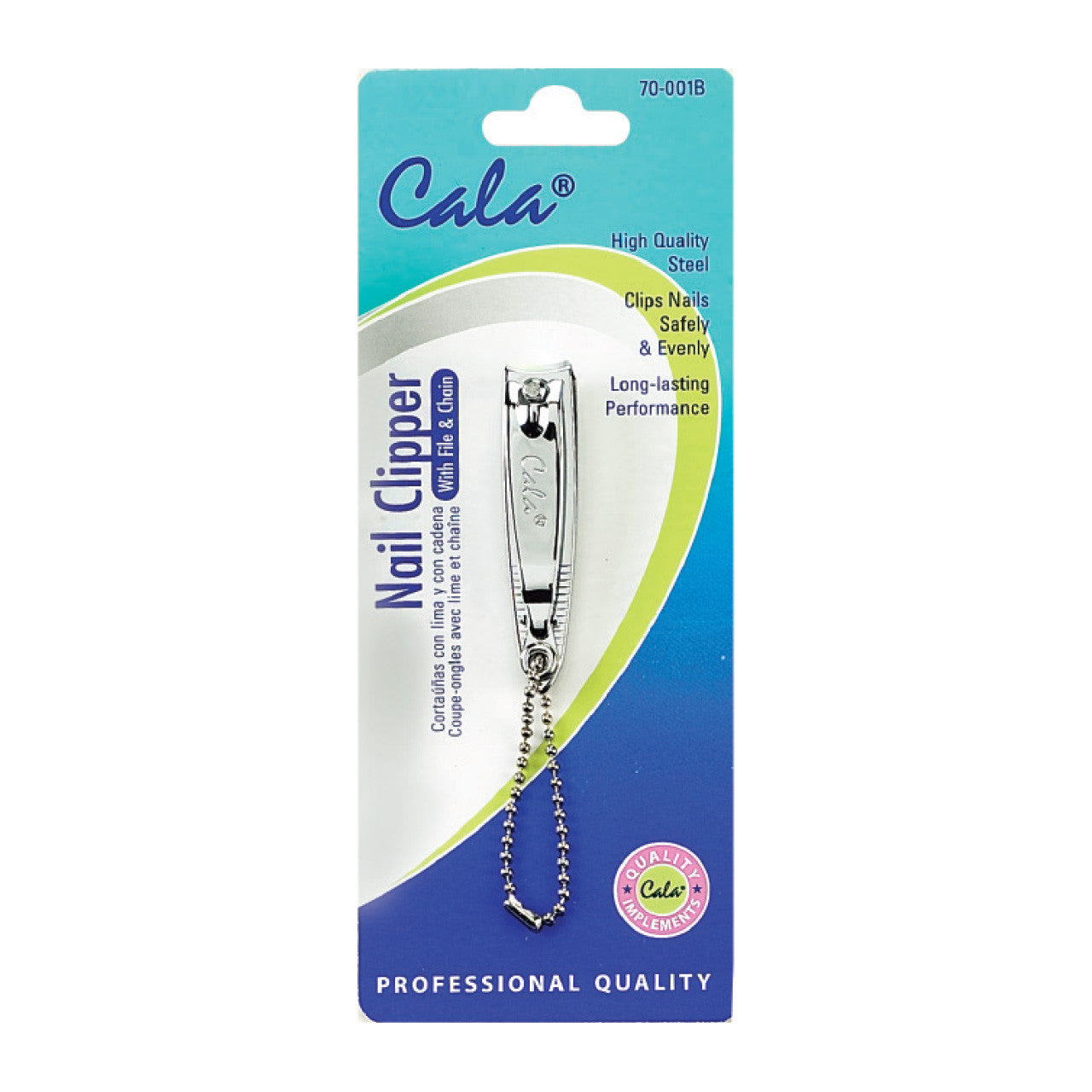 NAIL CLIPPER: NAIL CLIPPER W/FILE & CHAIN image 0