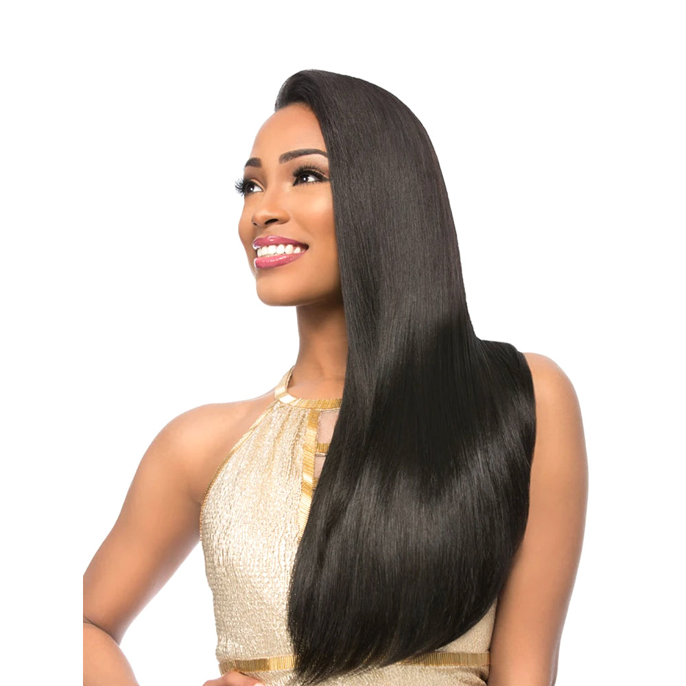 SENSATIONNEL EMPIRE 100% HUMAN HAIR WEAVE YAKY 10" image 0