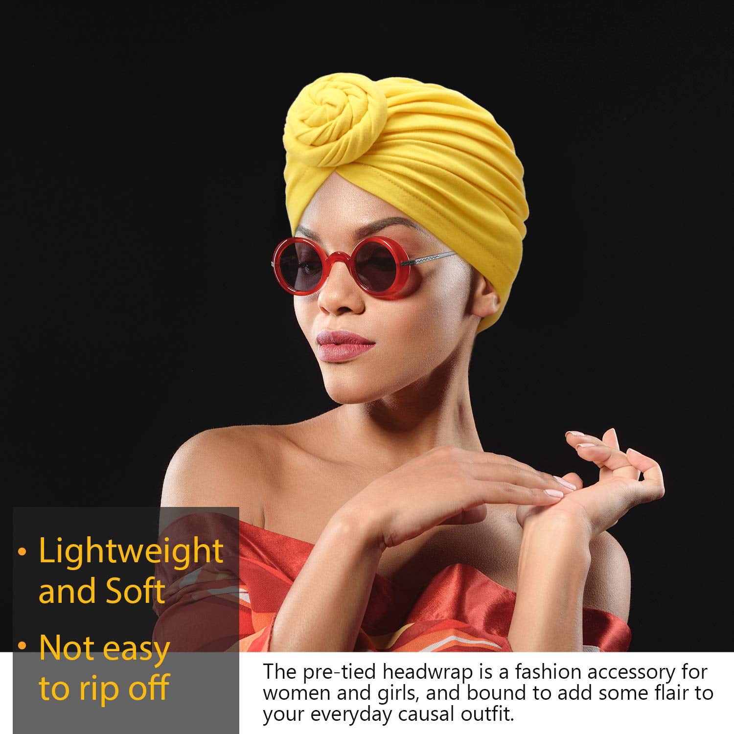Knotted Design Hair Wrap image 2