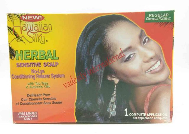 Hawaiian silky herbal no-lye relaxer regular image 1