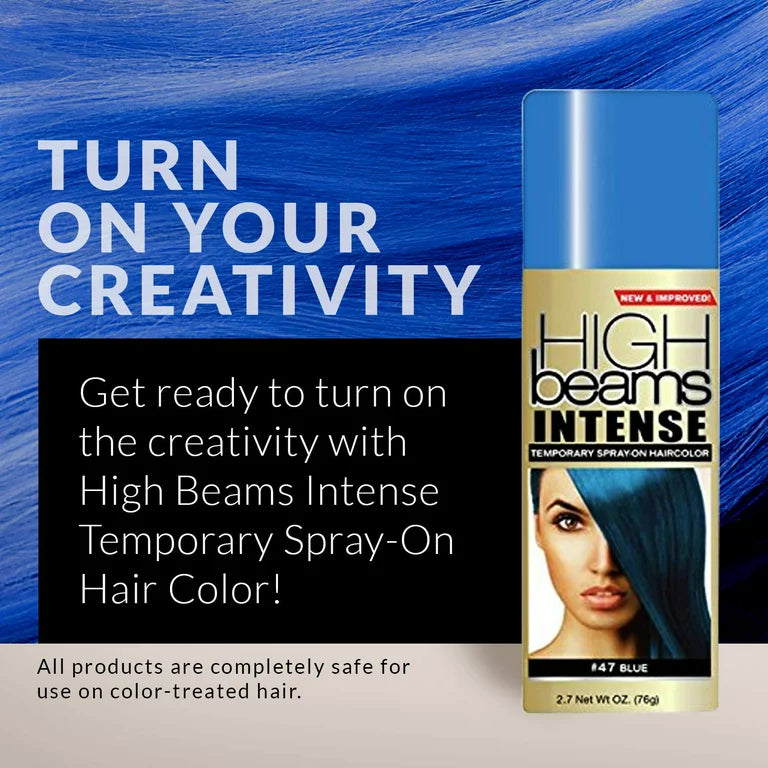 High Beams Intense Temporary Spray-On Haircolor #23 Headbanging Blue image 1