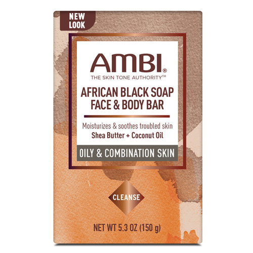 African Black Soap Face & Body Bar image 0