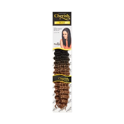Cherish Deep Twist Bulk 22'' Synthetic Hair Braids All Colors image 2