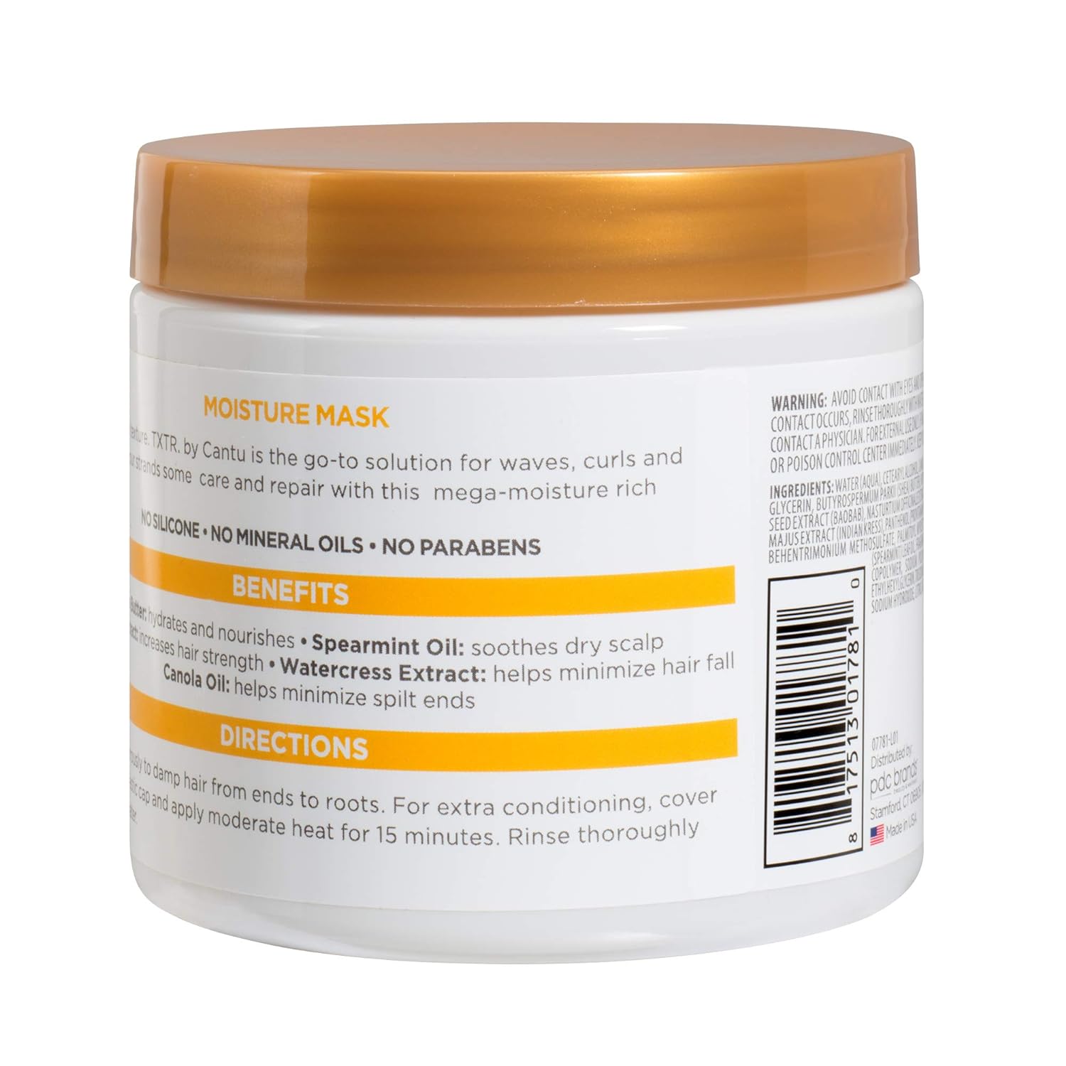 TXTR By Cantu Strengthen + Restore Moisture Mask image 1