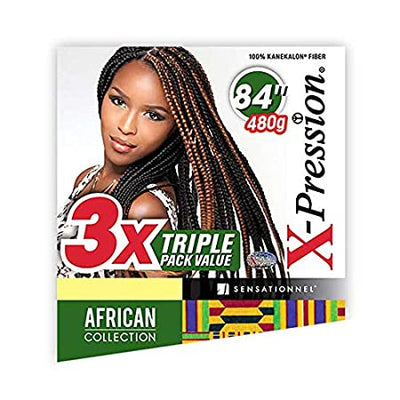 SENSATIONNEL KANEKALON 3X TRIPLE PACK VALUE X-PRESSION BRAID 84 (1 PACK, 1) image 0