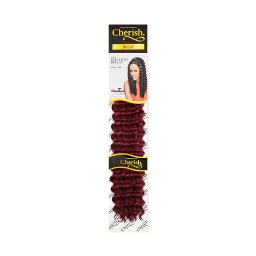 Cherish Deep Twist Bulk 22'' Synthetic Hair Braids All Colors image 2