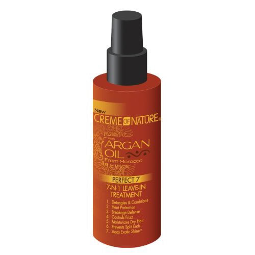 Creme Of Nature Argan Oil Leave-In 7-N-1 Treatment 4.23 Ounce (125ml) (3 Pack) image 0