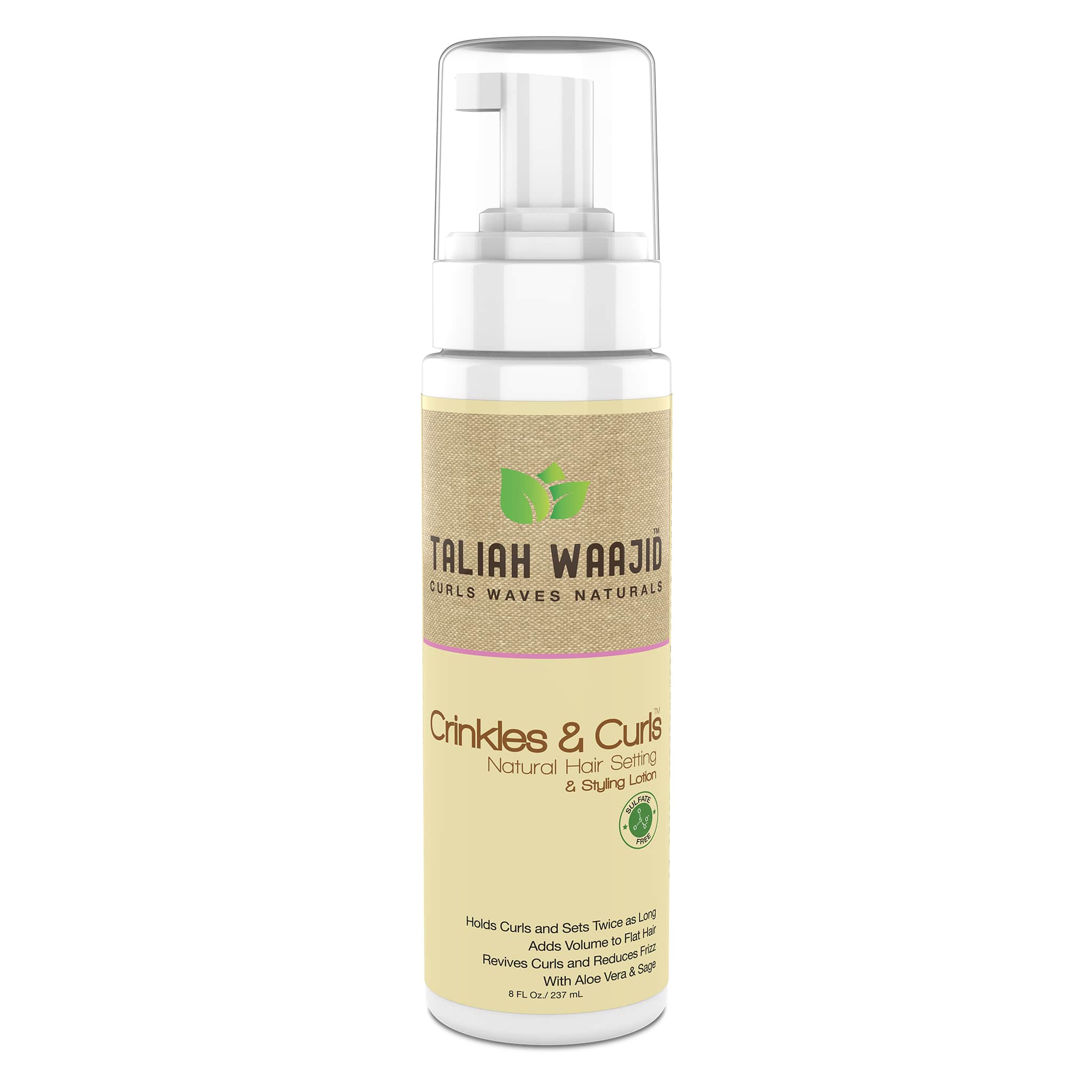 Taliah Waajid Styling Lotion - Crinkles & Curls 8oz image 0