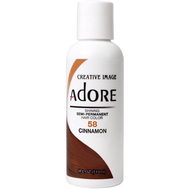 Adore Semi-Permanent Hair color 58 Cinnamon, 4 oz image 0