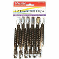 ANNIE: 12 DUCK BILL CLIPS #3168 image 0