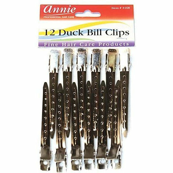 ANNIE: 12 DUCK BILL CLIPS #3168 image 0