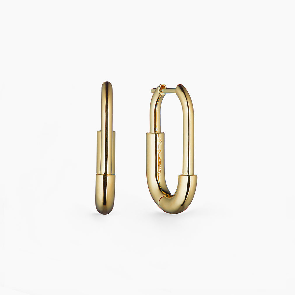 Large Staple Hoops image 0