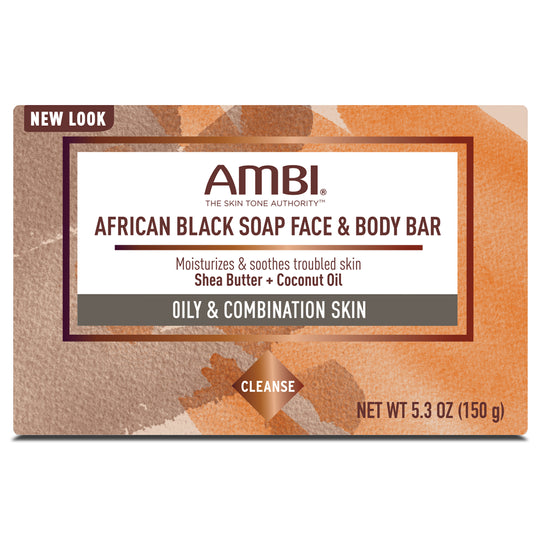 African Black Soap Face & Body Bar image 1