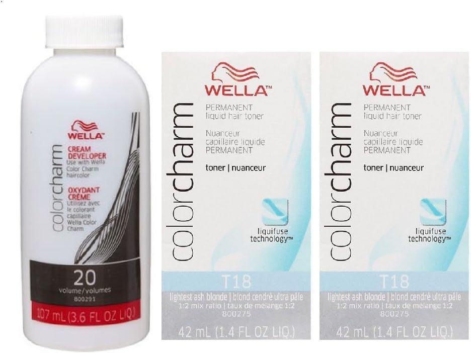 Wella Color Charm T18 Lightest Ash Blonde 2-Pack image 0