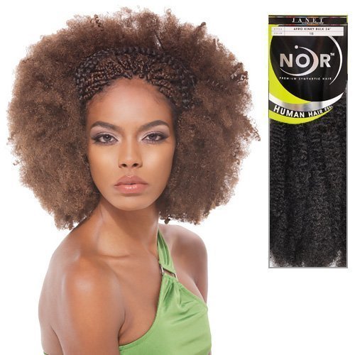 JANET COLLECTION NOIR 2X AFRO KINKY BULK 24" image 1