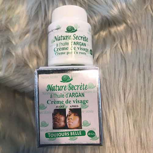 secret nature face cream argan image 0