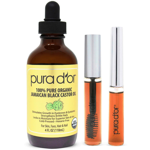 PURA D'OR Jamaican Black Castor Oil 4oz image 0