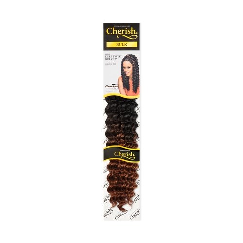 Cherish Deep Twist Bulk 22'' Synthetic Hair Braids All Colors image 1