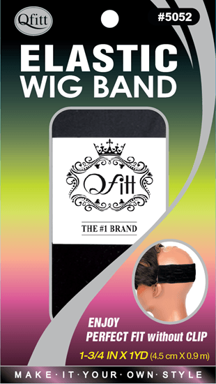 #5052 Elastic Wig Band /Black image 0