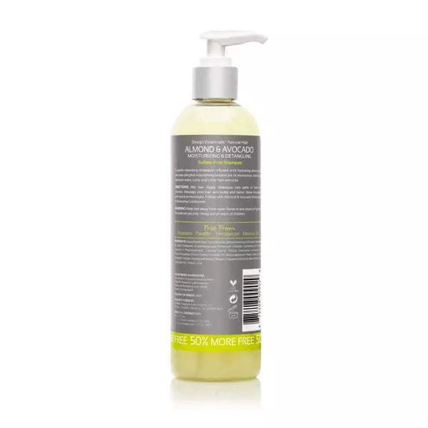 Design Essentials Almond Avocado Shampoo - 12 fl oz image 0