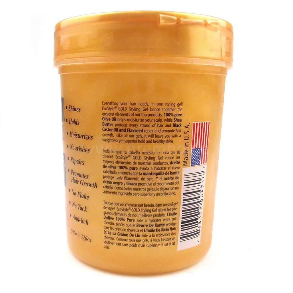 Ecoco Style Gel Gold 32 Oz image 2