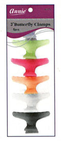 ANNIE 6PC 3" BUTTERFLY CLIPS (12PC) image 0