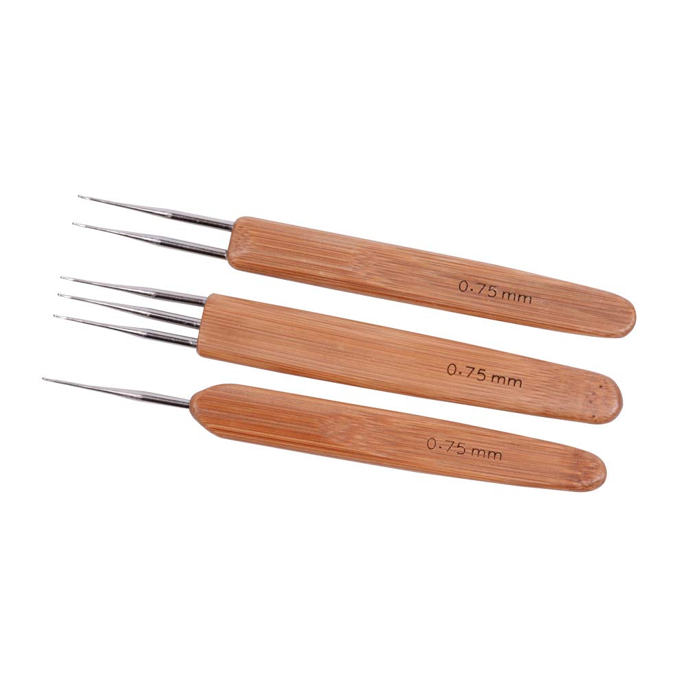 3pcs/Set Dreadlock Crochet Hook for Hair Dreadlock Needle Tool image 0