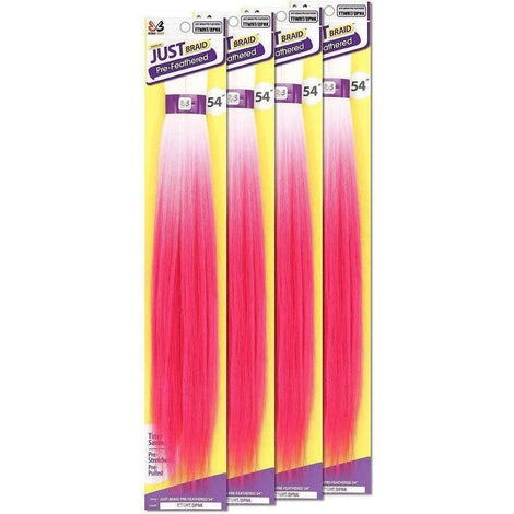 Bobbi Boss Pre-Feathered Just Braid 54" Synthetic image 0