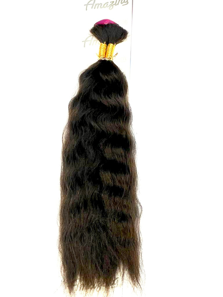 Amazing Wet and Wavy Bulk Braiding Hair 100% Human Hair image 1
