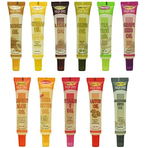 Sunflower Cosmetics Mega Care Tube Hair Oil (Tea Tree Oil) - 1.5 fl. Oz | 45 ml image 1