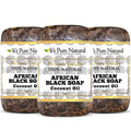 It's Pure Natural African Black Soap Bars with Coconut Oil 5 Oz.,Pack of 6 image 0