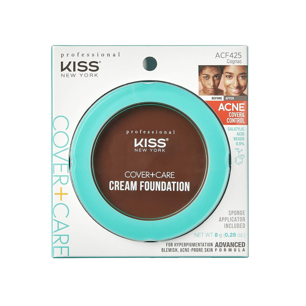 KISS Cover+Care Acne Control Cream Foundation- ACF418 image 0