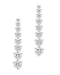 Diamond/Gold Drop Earrings image 0
