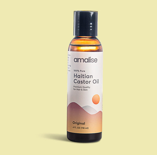 Akaona Hatian Black Castor Oil 6oz 100% Pure Growth Promoter 177ml Bottle image 0