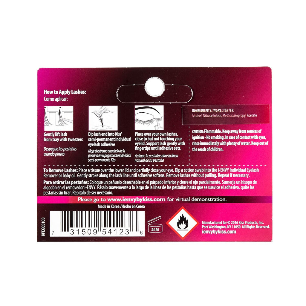 Kiss Eyelashes I Envy KPEG03 Clear Individual Eyelash Adhesive image 1