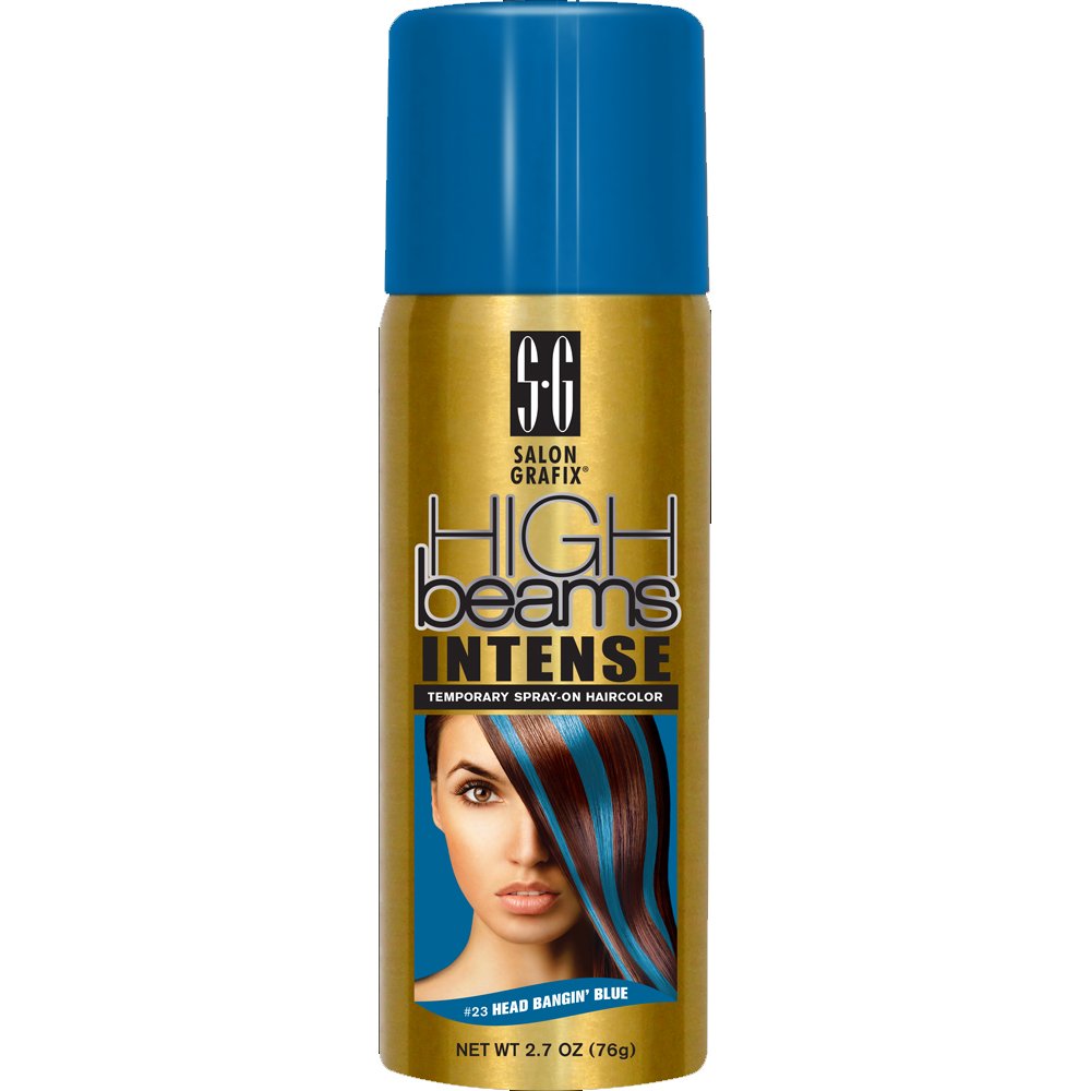 High Beams Intense Temporary Spray-On Haircolor #23 Headbanging Blue image 0
