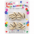 Eden Hair Accessories Cowrie Shell Hair Beads – Natural Ivory