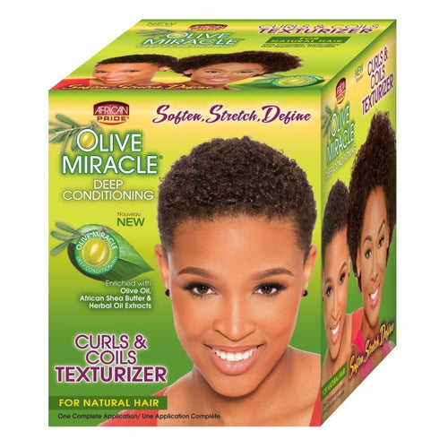 AFRICAN PRIDE Texturizing kit for OLIVE MIRACLE loops image 0