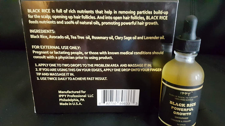 IPPY BEAUTY - BLACK RICE POWERFUL GROWTH image 2