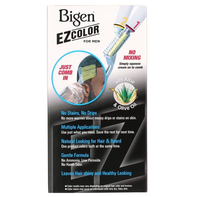 Bigen Ez Color For Men Jet Black Kit M1, 1 ea image 1