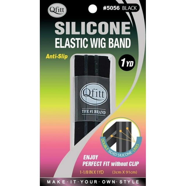 Qfitt Elastic Wig Band | 5052 Black image 0