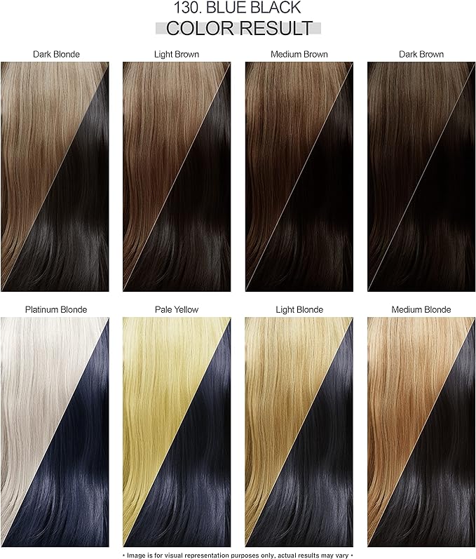 ADORE Blue Black 130 semi-permanent hair color image 1
