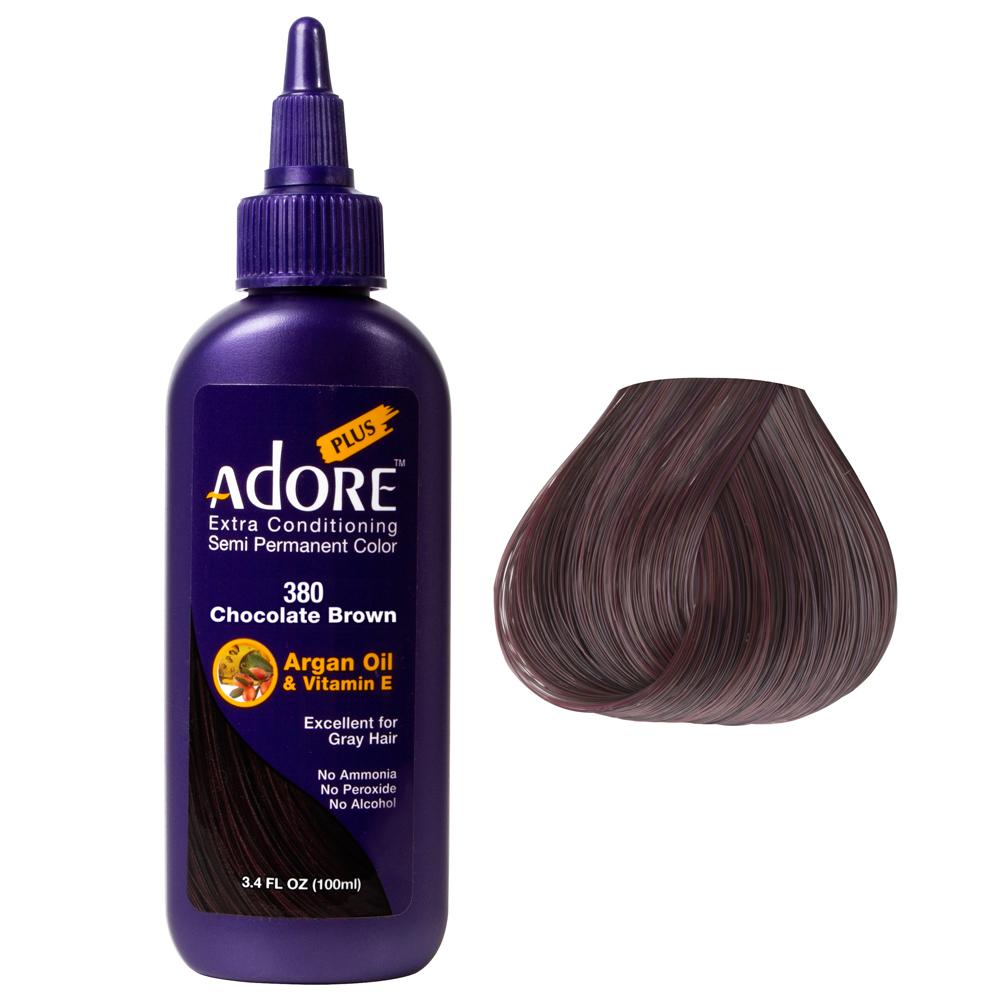 Adore Plus Semi Permanent Hair Color – #380 Chocolate Brown image 0